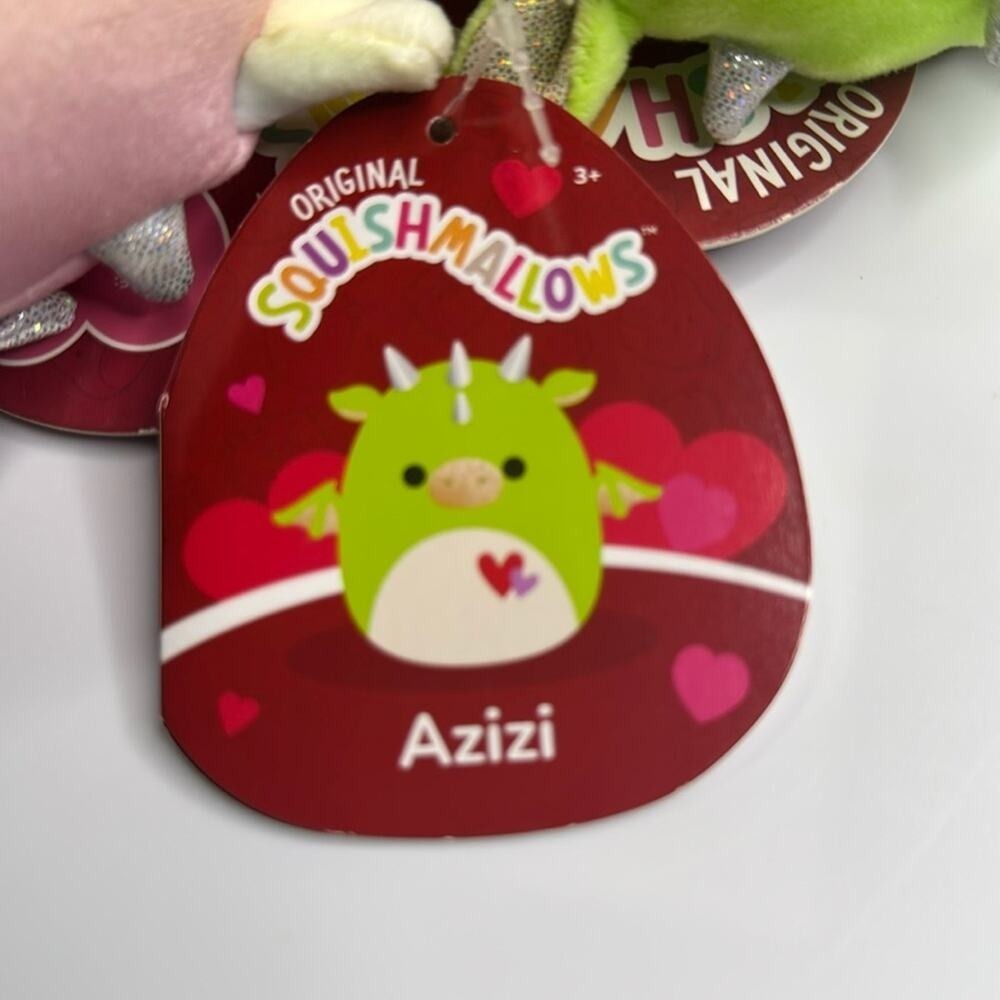 NWT Squishmallows Azizi & Duranza the Dragons 5" Set - Picture 5 of 6